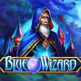 Blue Wizard slot icon by Quickspin, available at Afkspin Casino
