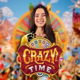 Crazy Time game by Evolution – logo hosted on Afkspin Casino