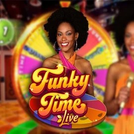Official Live Casino logo: Funky Time by Evolution at Afkspin Casino