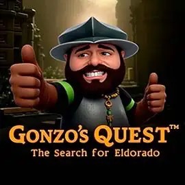 Gonzo's Quest logo by NetEnt at Afkspin CasinoGonzo's Quest