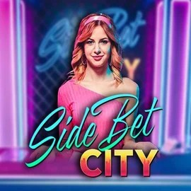 Side Bet City slot logo by Evolution at Afkspin Casino