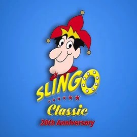 Slingo Classic 20th Anniversary logo – Casino Games by Slingo at Afkspin Casino
