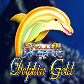 Dolphin Gold with Stellar Jackpots logo by Lightning Box Game at Afkspin Casino