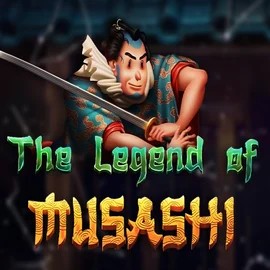 The Legend of Musashi slot logo by Peter & Sons at Afkspin Casino