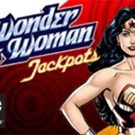 Wonder Woman Jackpots logo by Amaya Afkspin Casino